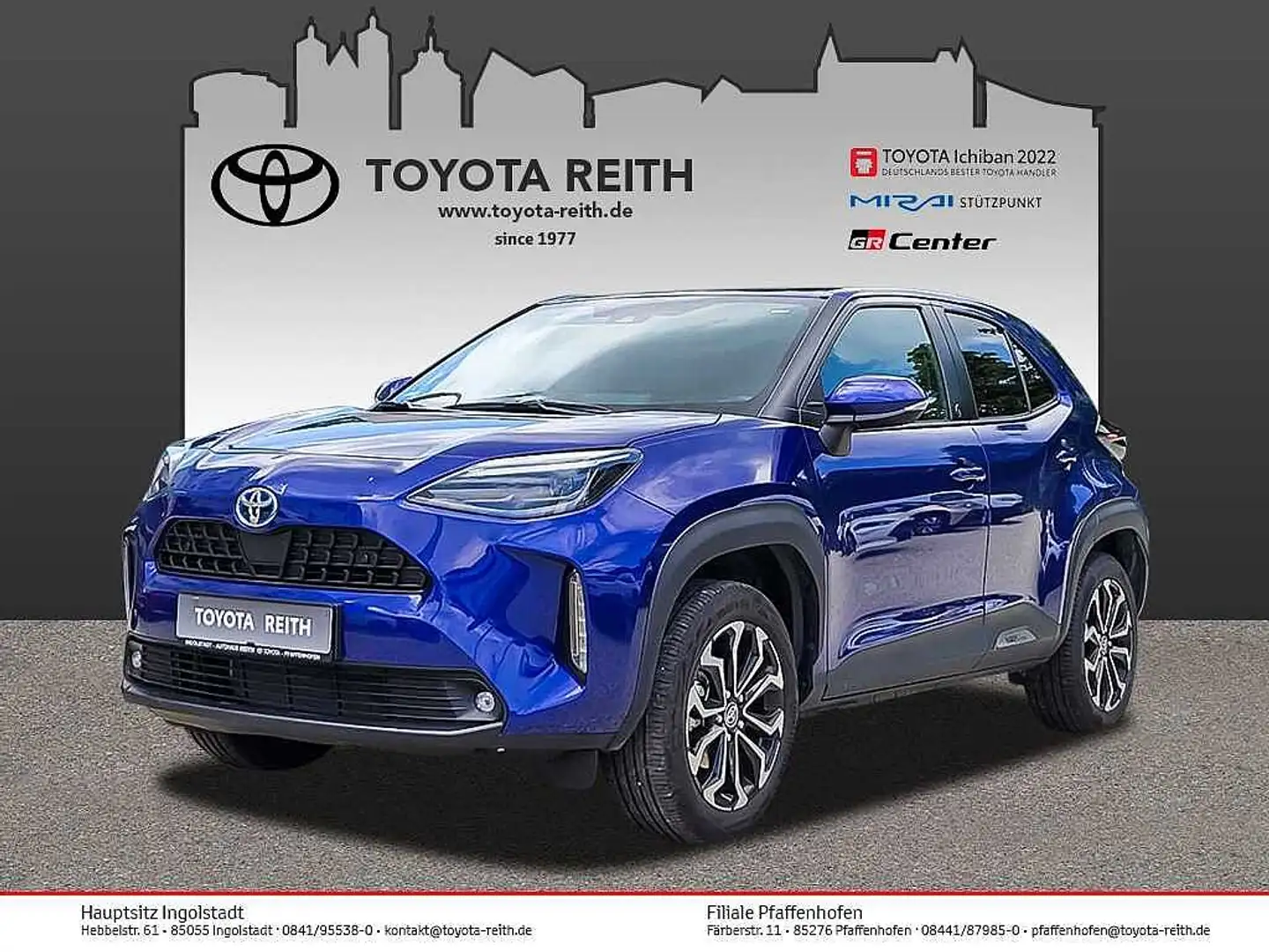 Toyota Yaris Cross Hybrid 1.5 VVT-i Team Deutschland Niebieski - 1