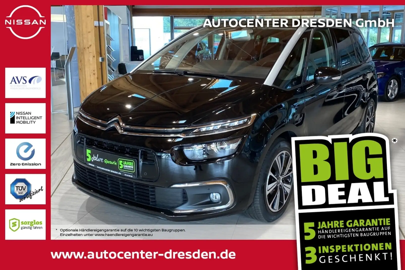 Citroen Grand C4 SpaceTourer 2.0 BlueHDi Navi Kam 7-Sitze Schwarz - 1