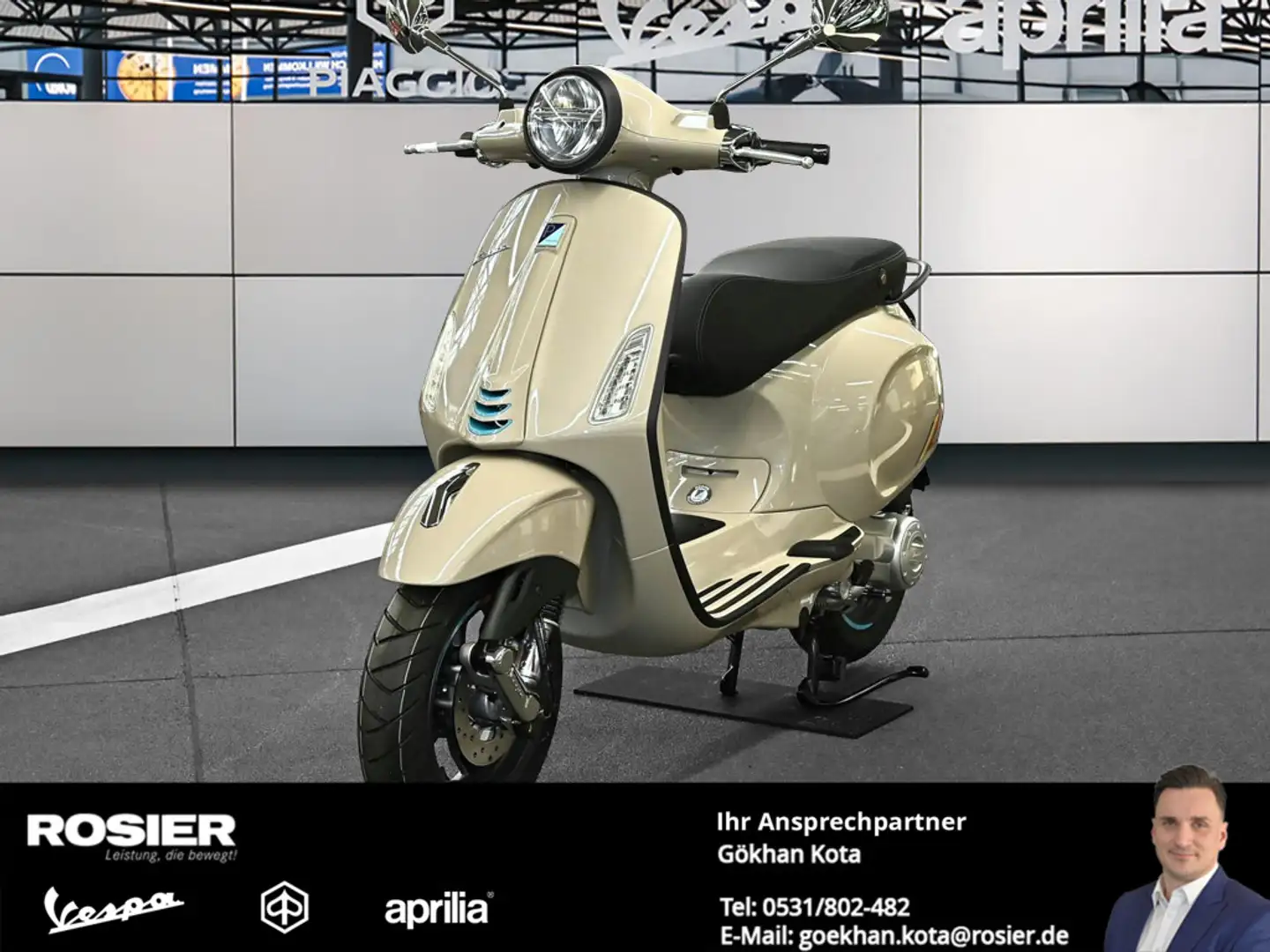 Vespa Primavera S 50 E5 **WINTER SALE** Beige - 1