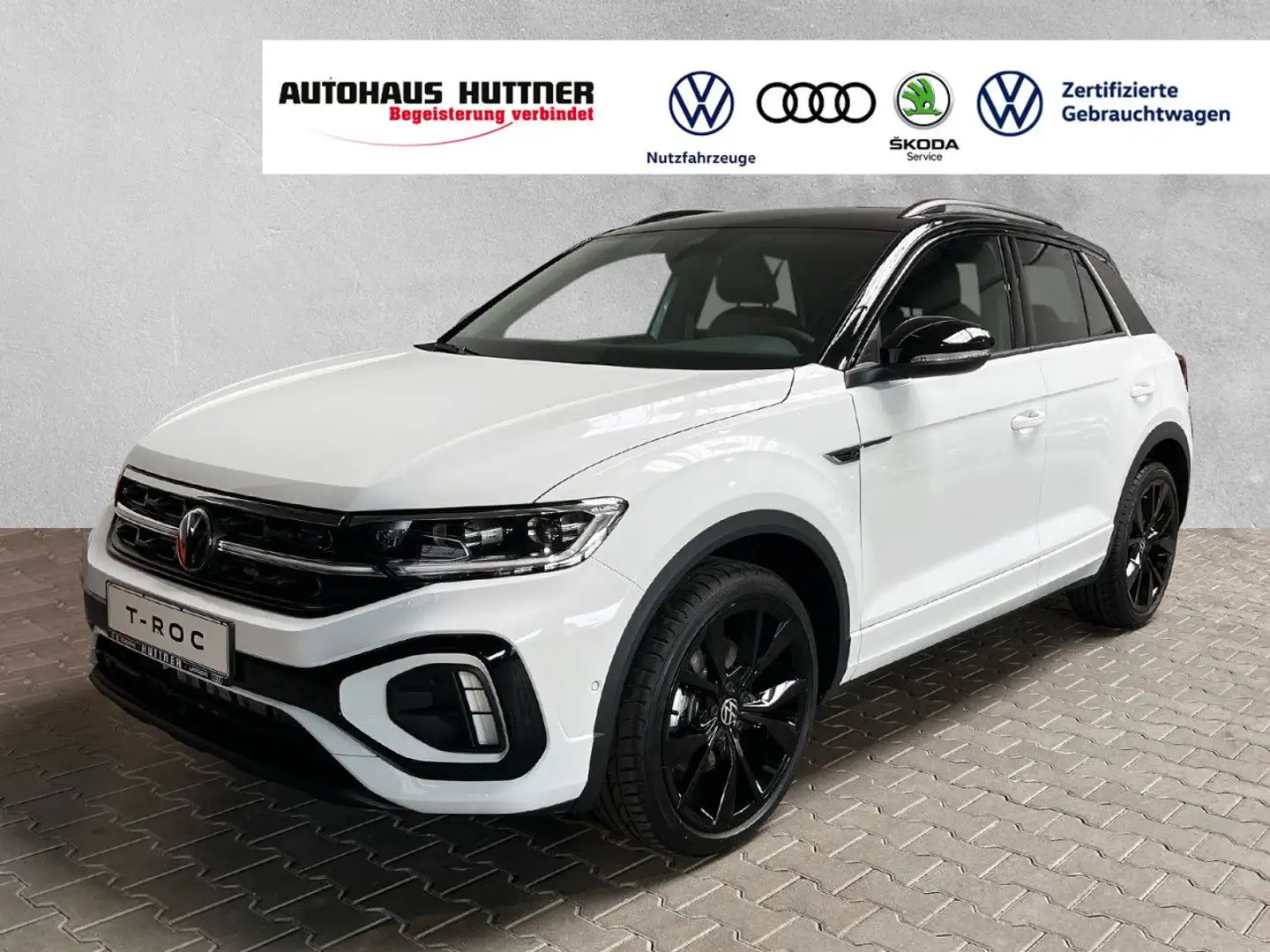 Volkswagen T-Roc R-LINE 1.5 TSI DSG NAVI AHK LED APPCONNECT Weiß - 1