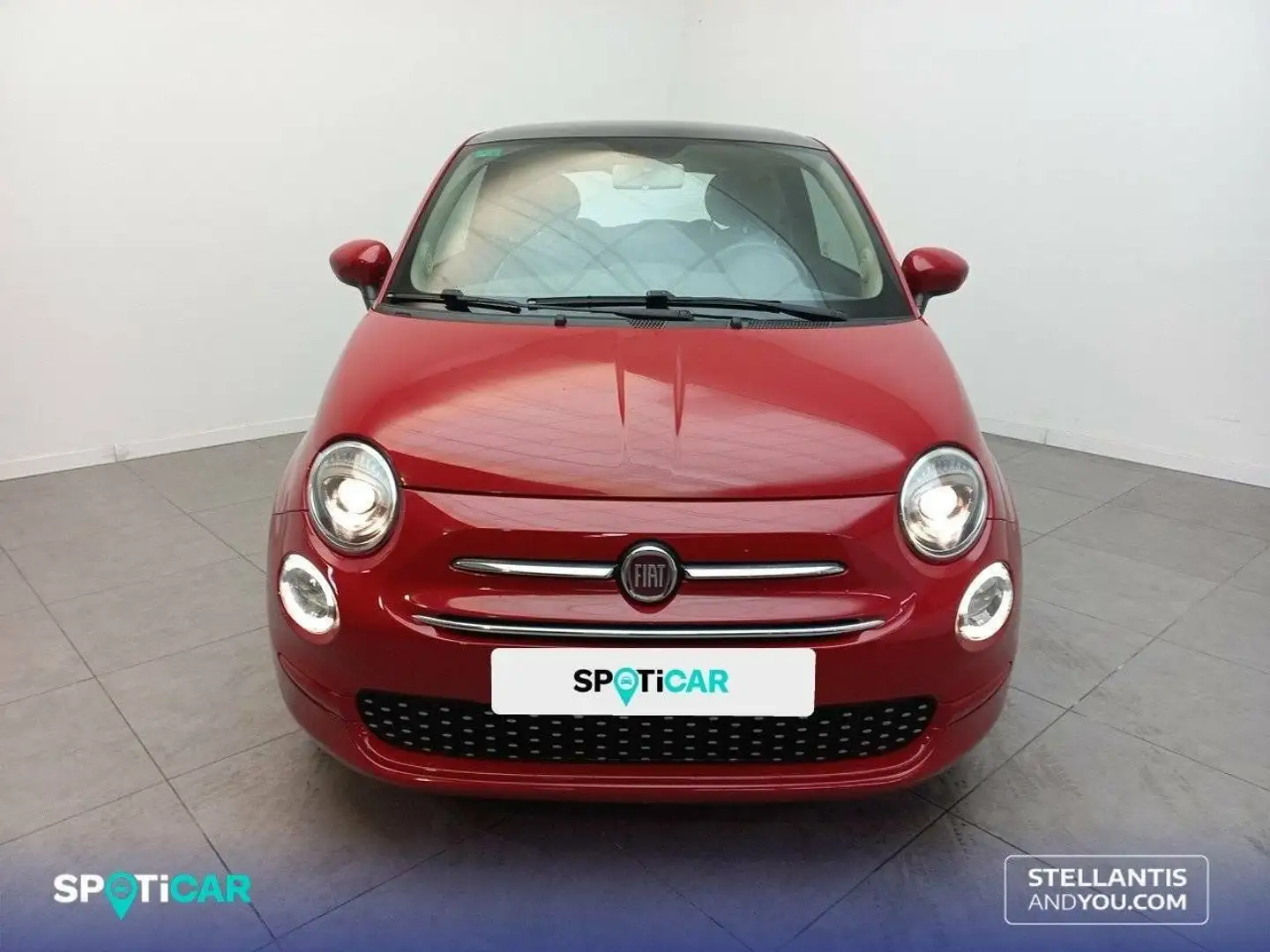 Fiat 500 1.2 Lounge Rojo - 2