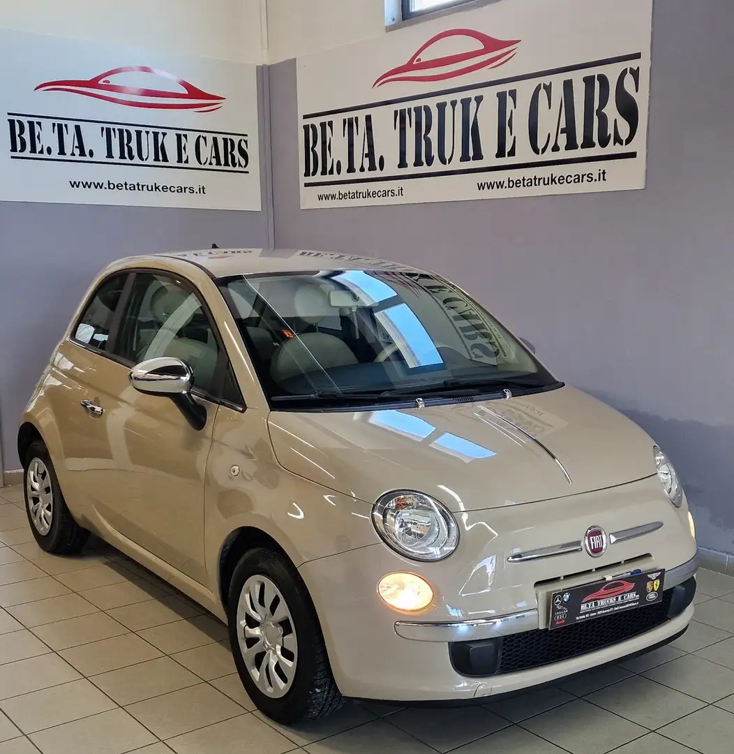Fiat 500 500 1.2 easypower Lounge Gpl 69cv Beige - 1