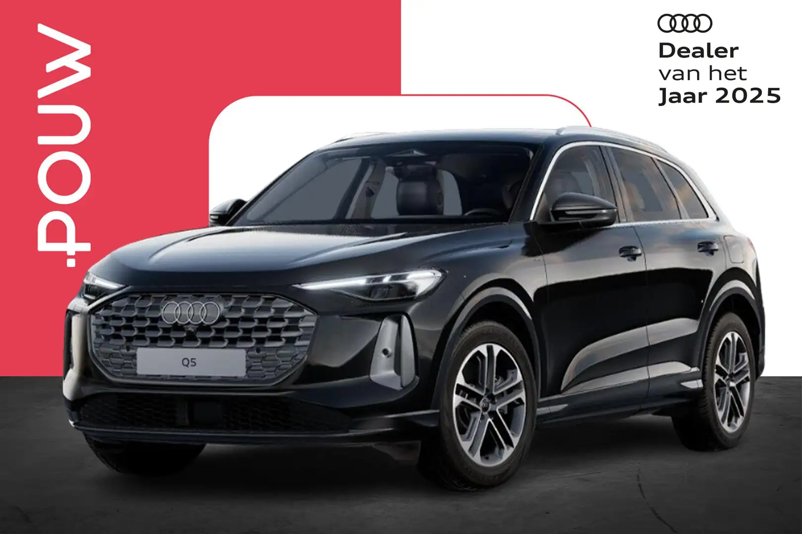 Audi Q5 2.0 TFSI 299pk e-hybrid quattro Advanced edition | Zwart - 1