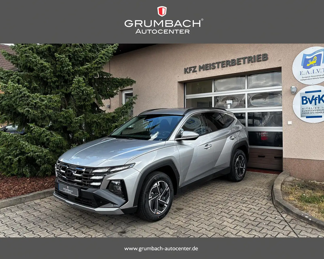 Hyundai TUCSON Essential - Facelift 1,6 T-GDI MHEV 160 DCT Nav... Zilver - 1