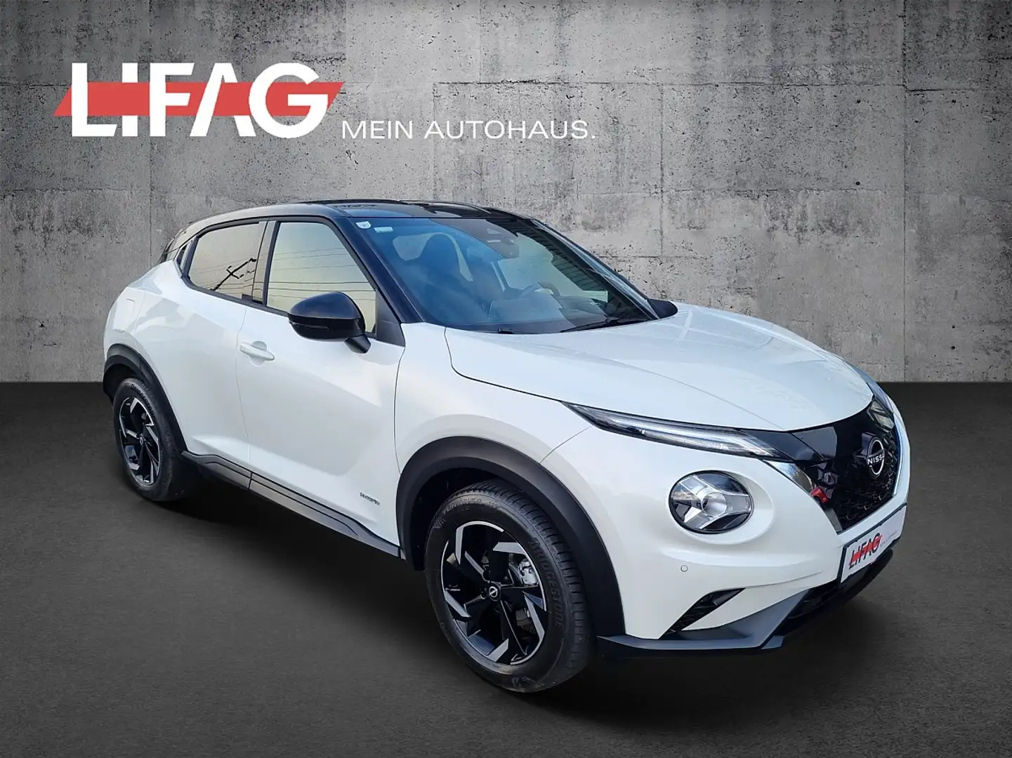 Nissan Juke 1,6 Hybrid N-Connecta 4AMT Aut. *ab € 17.990,-* Weiß - 1
