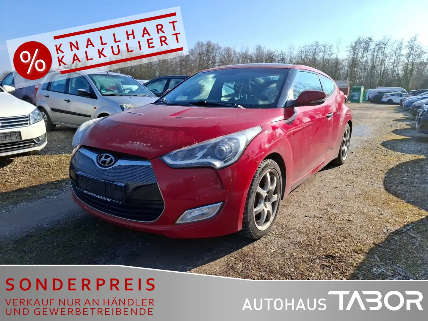 Hyundai VELOSTER 1.6 Style Leder Navi PDC LM Keyless Rot - 2