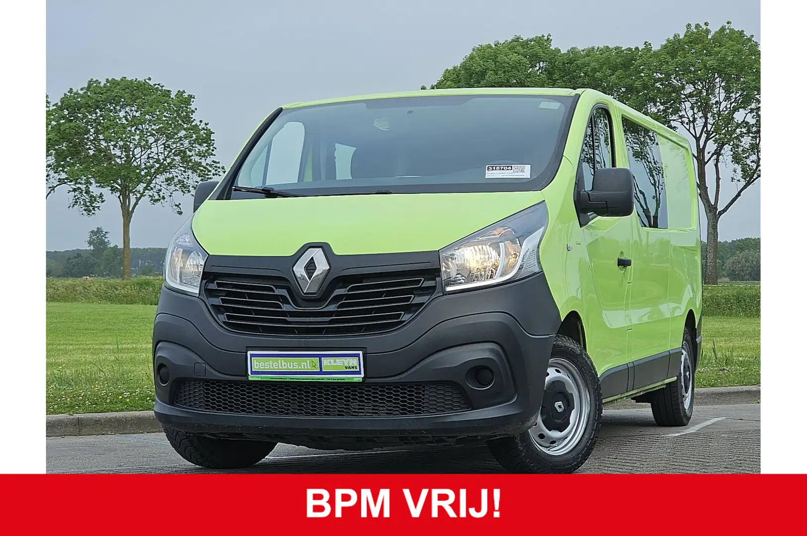 Renault Trafic 1.6 dCi T29 L2H1 DC Airco 120Pk Euro6 Navi Oh-Hist Grün - 2