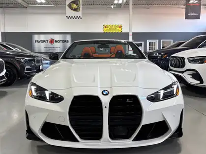 White 2026 BMW M4 Convertible All-Wheel Drive Automatic