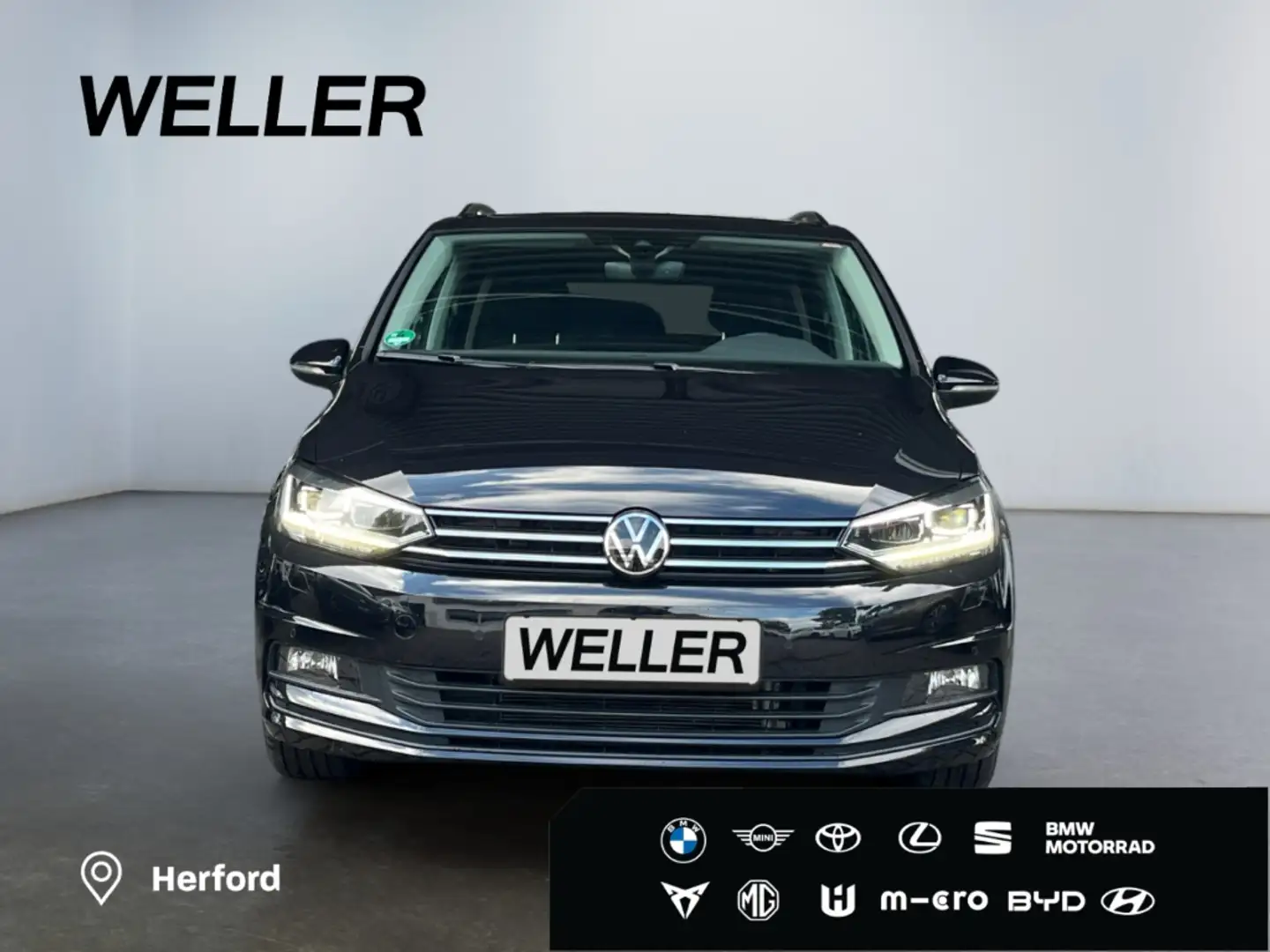 Volkswagen Touran 2.0 TDI DSG Comfortline *LED*AHK*Pano*CAM* Schwarz - 2