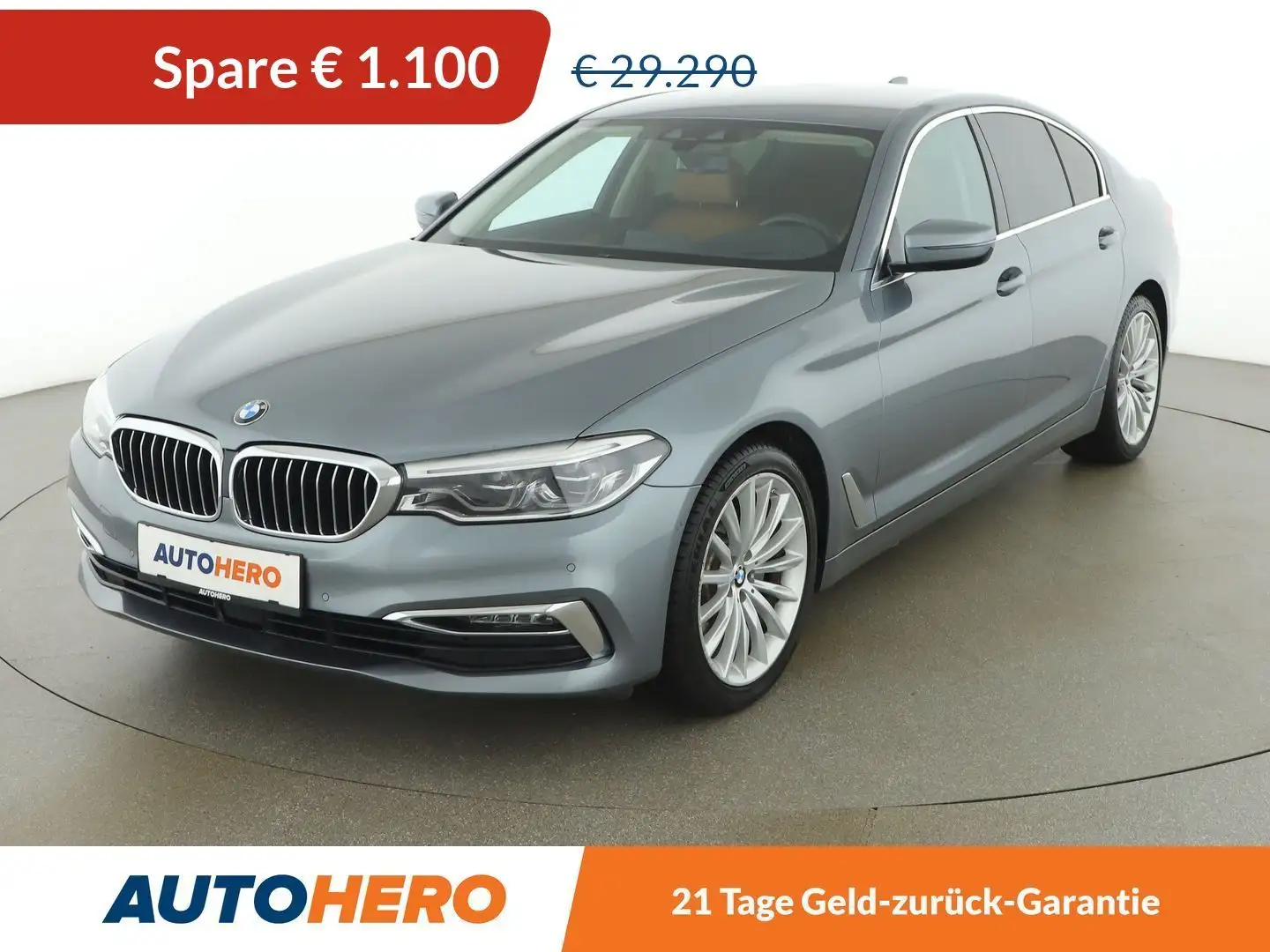BMW 520 520d Luxury Line. Aut. *LED*ACC*HUD*NAVI*MEMORY* Grau - 1