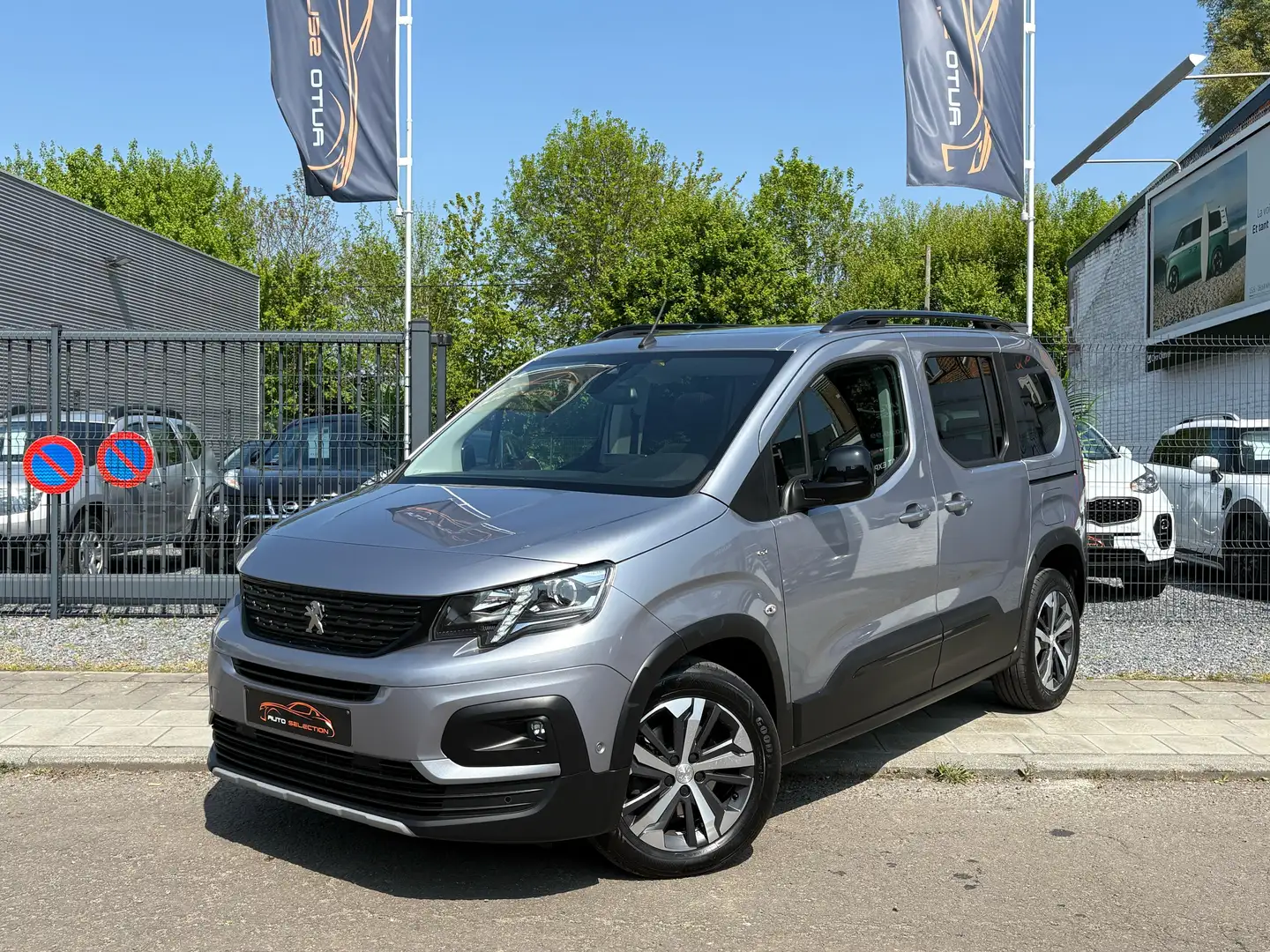 Peugeot Rifter 1.5 D-GT LINE-CAMERA-TOIT VISIO-KEYLESS-EURO6 Gris - 1