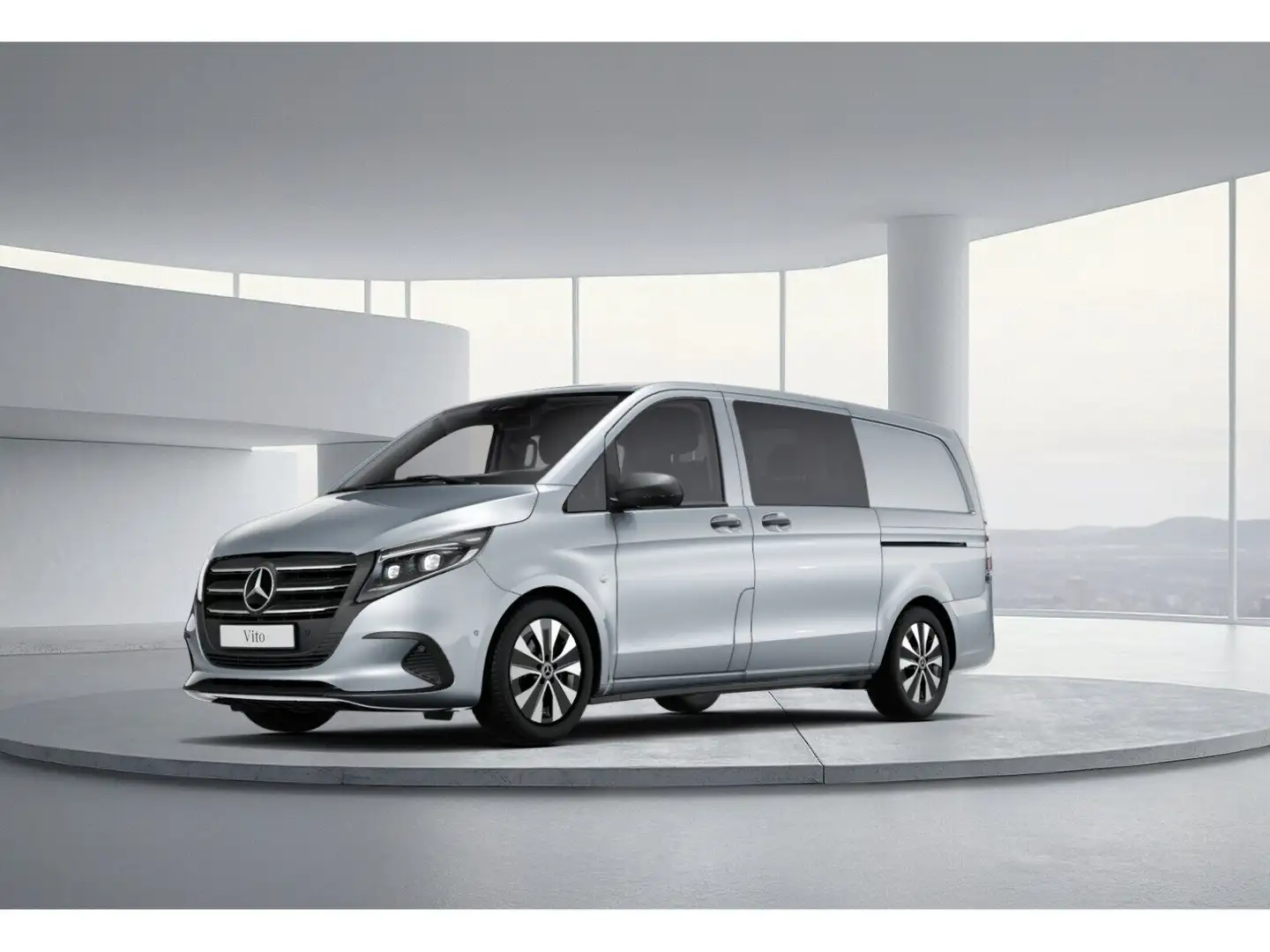 Mercedes-Benz Vito 116 CDI BusinessVan Lang AHK 2,5t Navi SHZ Plateado - 1