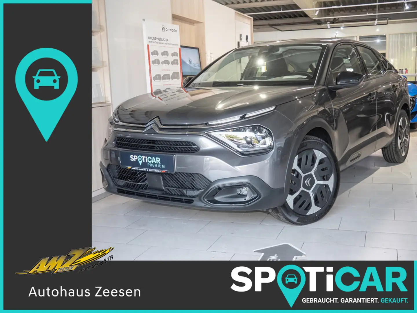 Citroen C4 PureTech 130 S&S Feel NAVI SHZ PDC KAMERA Gris - 1