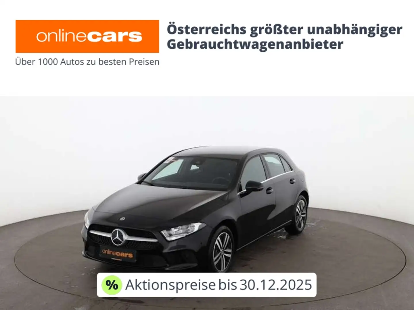 Mercedes-Benz A 250 e Aut NAVI LEDER SITZHZG ASSIST TEMP R-CAM Schwarz - 1