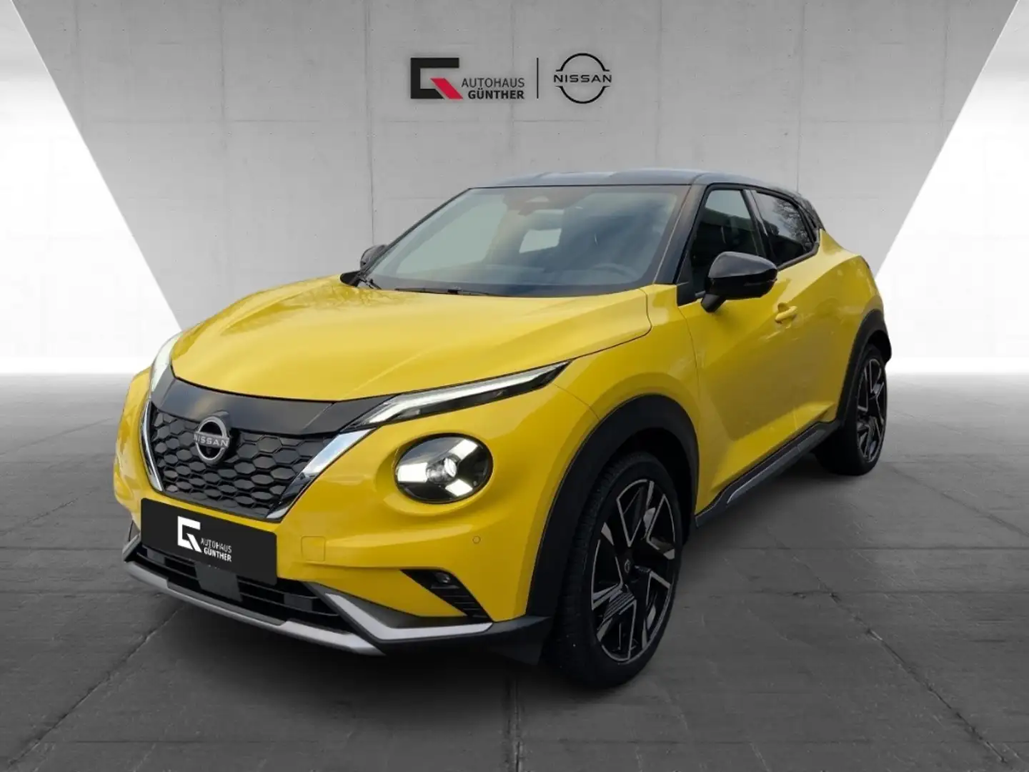 Nissan Juke N-DESIGN Automatik 143PS BOSE/Winter/360°/Hybrid Jaune - 1