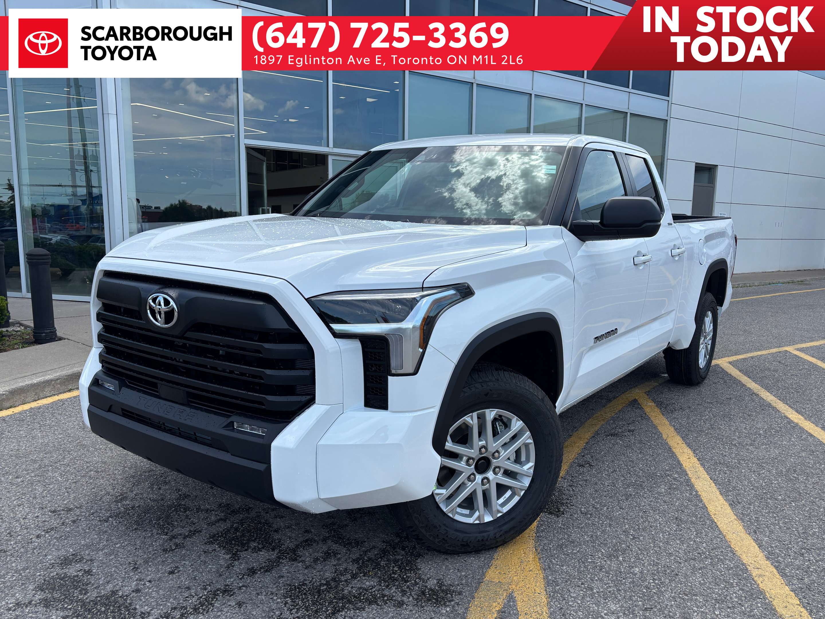 White 2026 Toyota Tundra Pickup Truck Four-Wheel Drive Automatic