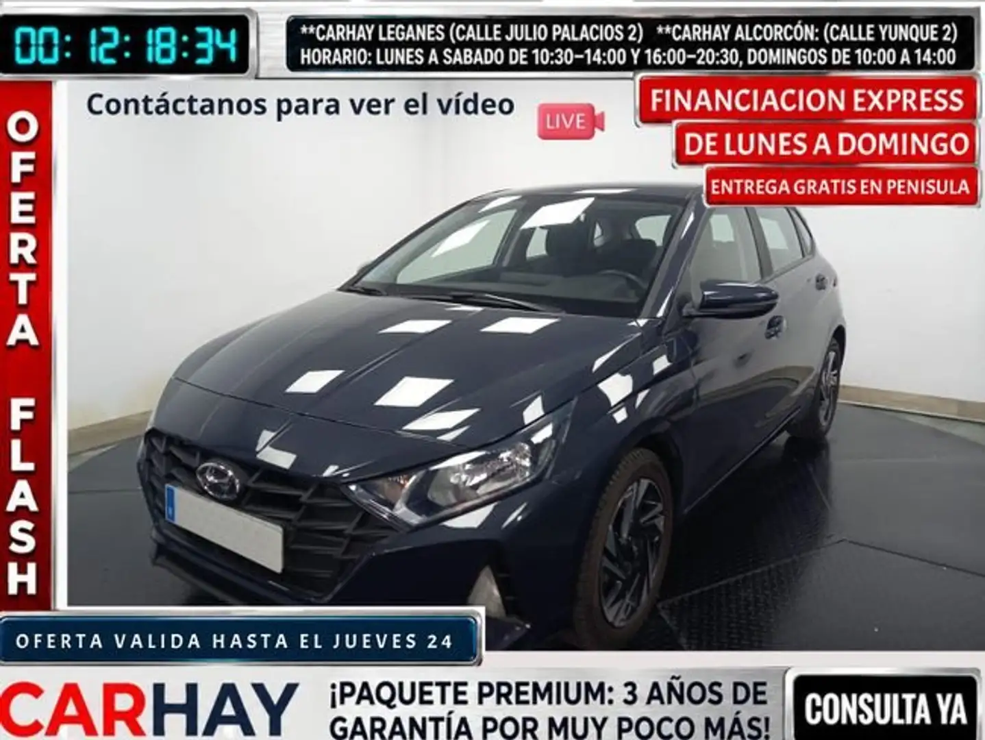 Hyundai i20 berlina con portón 1.2 MPI SLX Gris - 1