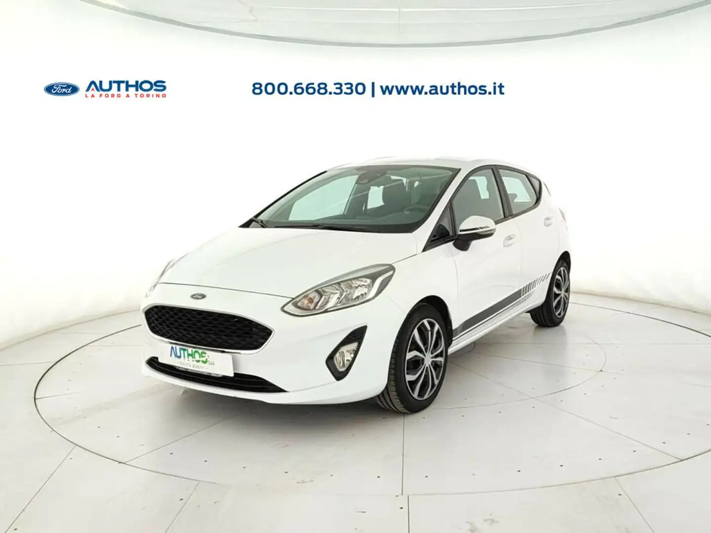 Ford Fiesta 5p 1.5 tdci Plus 85cv Bianco - 1