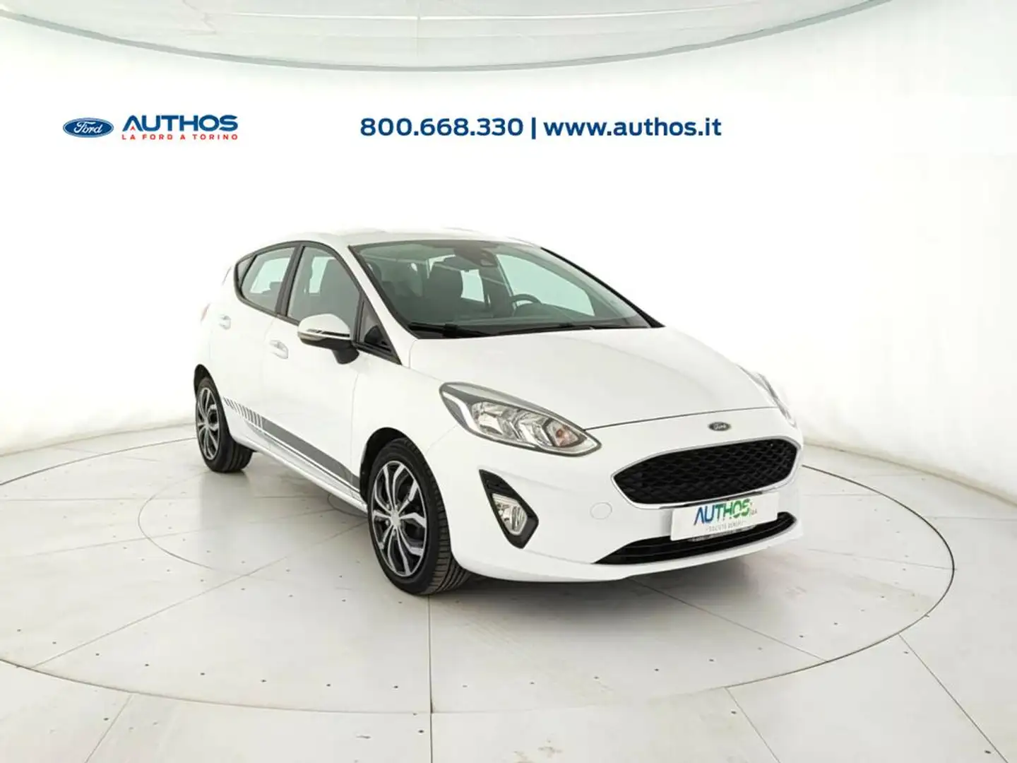 Ford Fiesta 5p 1.5 tdci Plus 85cv Bianco - 2