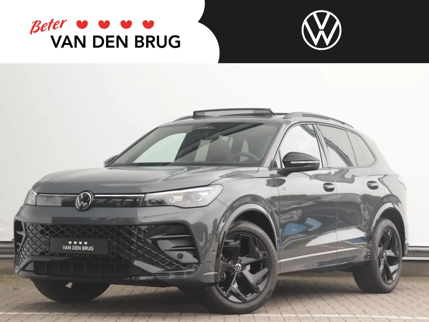 Volkswagen Tiguan 1.5 eTSI R-Line | Panoramadak | Black style | Dode Grau - 1