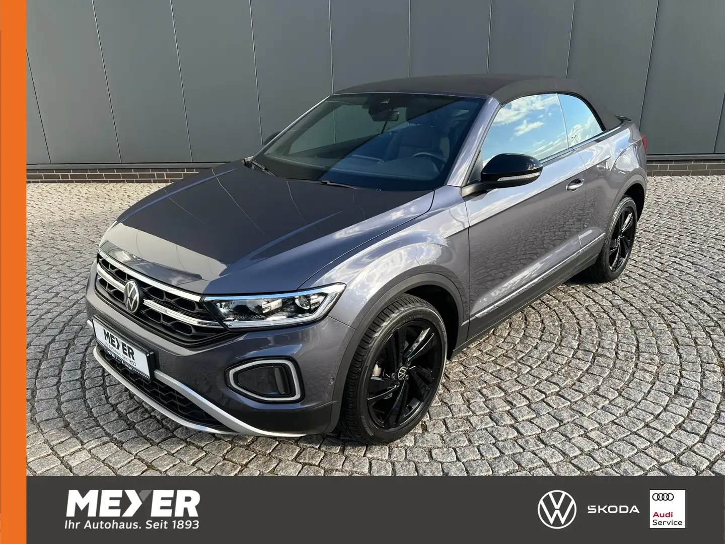 Volkswagen T-Roc Cabriolet Style 1.5 TSI DSG *AHK, LED, BlackStyle Grau - 1