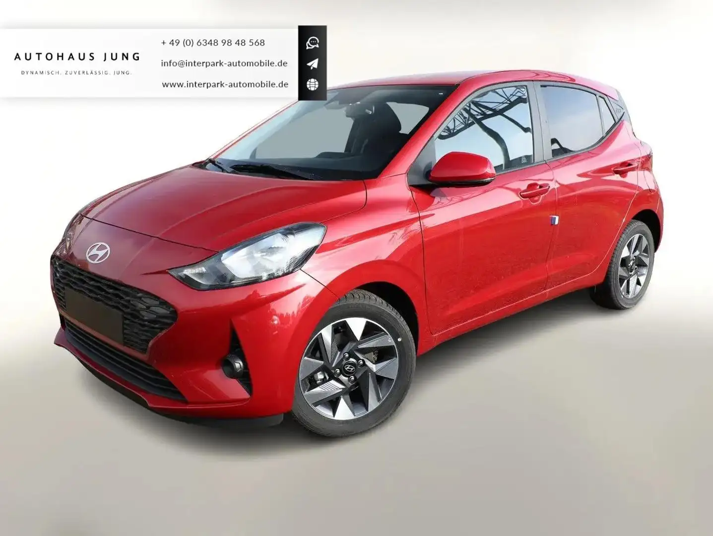 Hyundai i10 1.0 MPI 63 AT MY25 Nav Kam PDC CarPlay PrivG Rot - 1