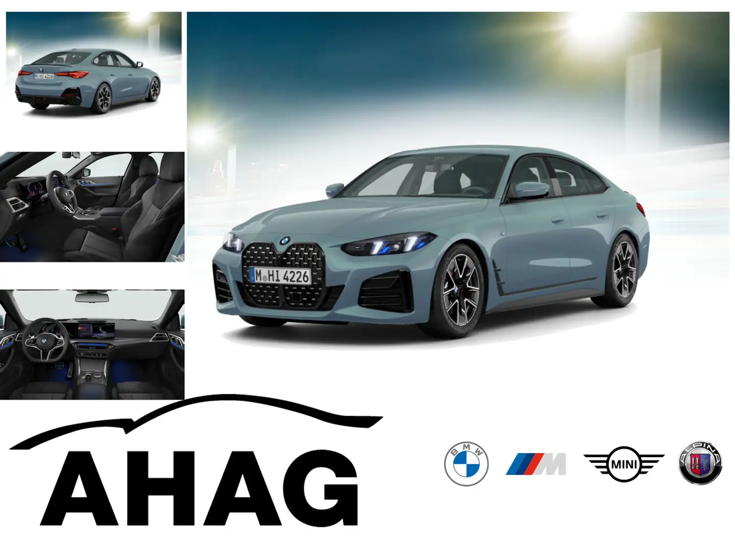 BMW 420 i Gran Coupe M Sportpaket Innovationsp. HIFI Vert - 1