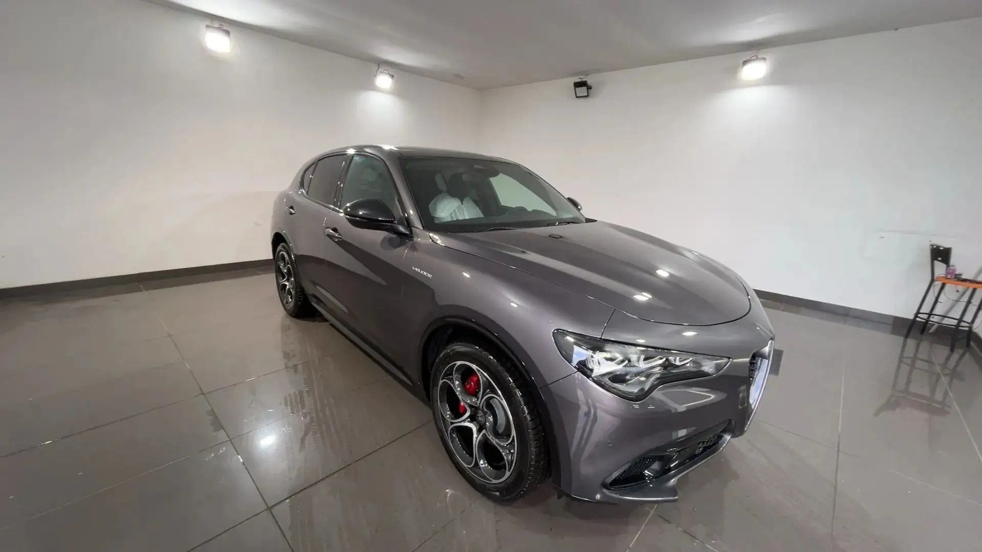 Alfa Romeo Stelvio Stelvio 2.2 t Veloce Q4 210cv auto KM0 + TETTO Grigio - 1
