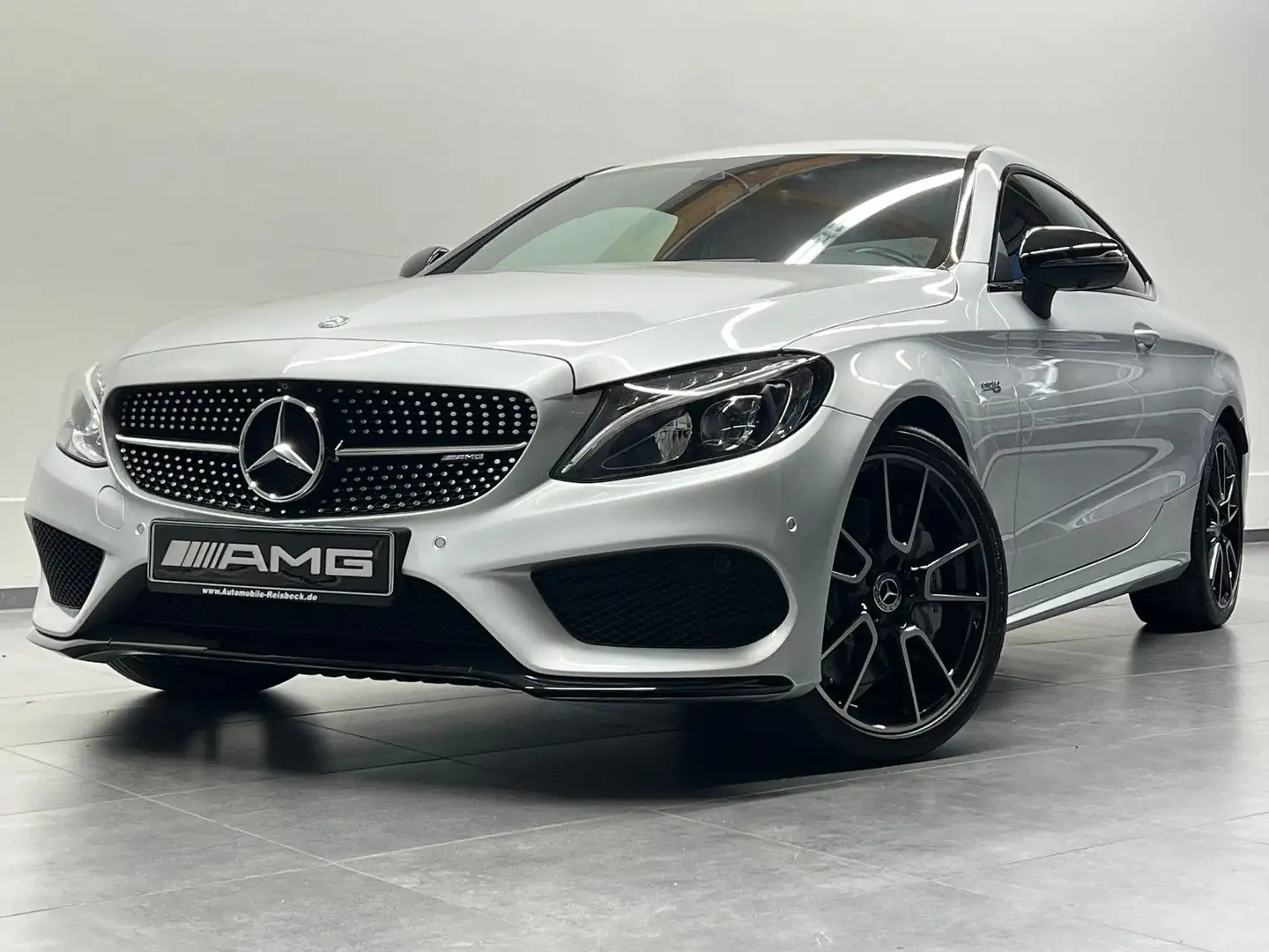 Mercedes-Benz C 43 AMG 4M Coupe*Performance Abgas*Schalensitze Silber - 2