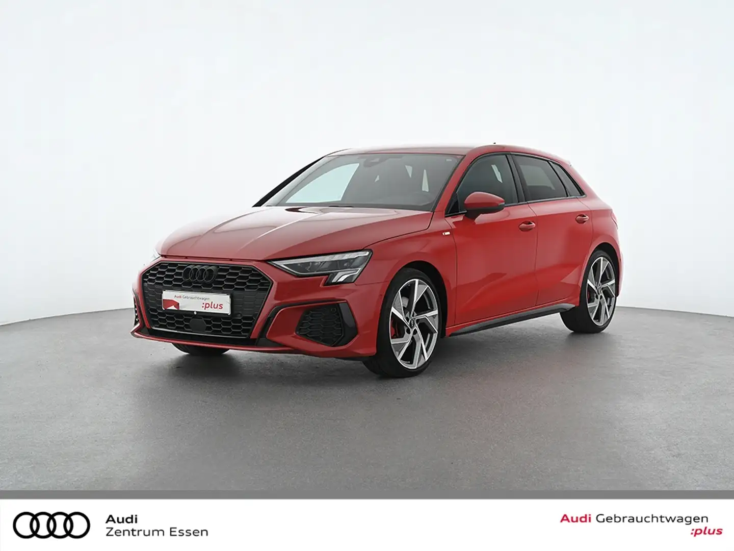 Audi A3 Sportback 35 TFSI S-LINE S-TRONIC LED NAV PLUS   S Rood - 2