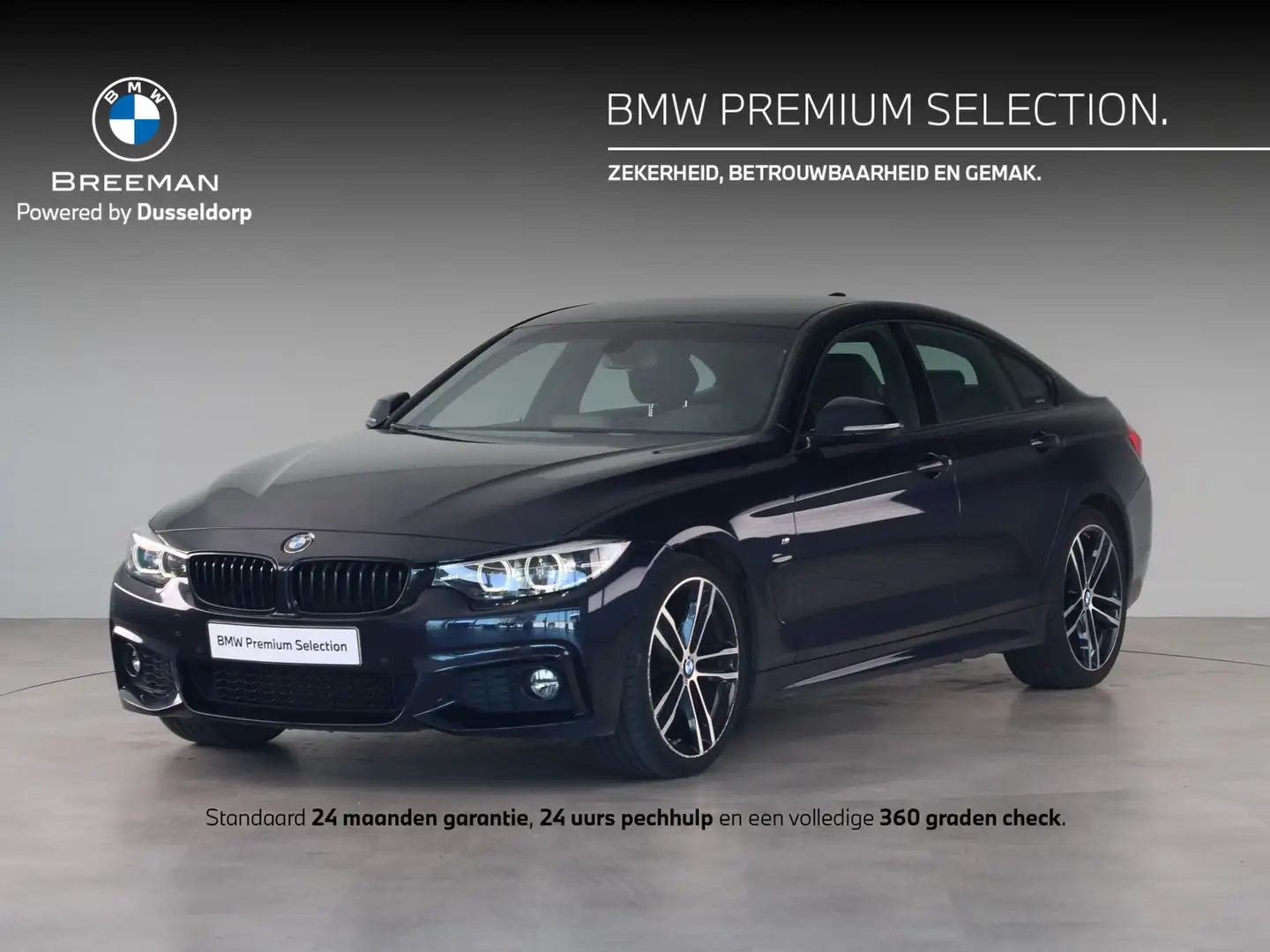 BMW 420 4 Serie 420i Gran Coupé High Executive Zwart - 1