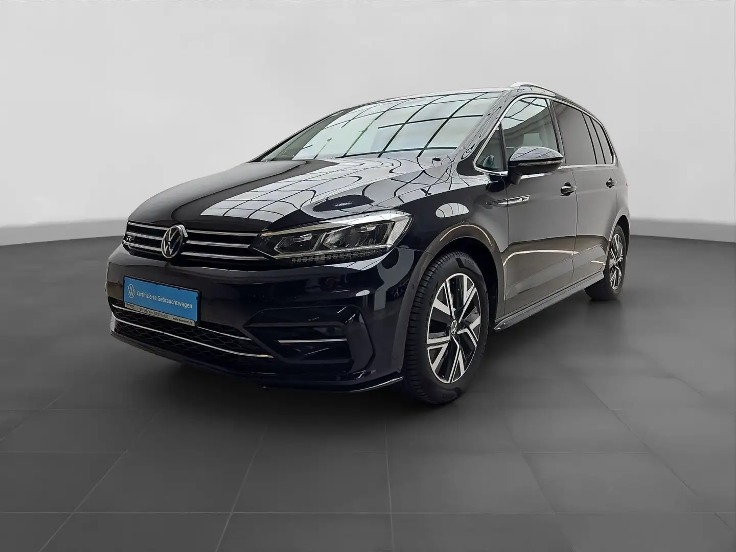 Volkswagen Touran 2.0 TDI DSG R-LINE 7SITZE DYNAUDIO AHK KA Schwarz - 2