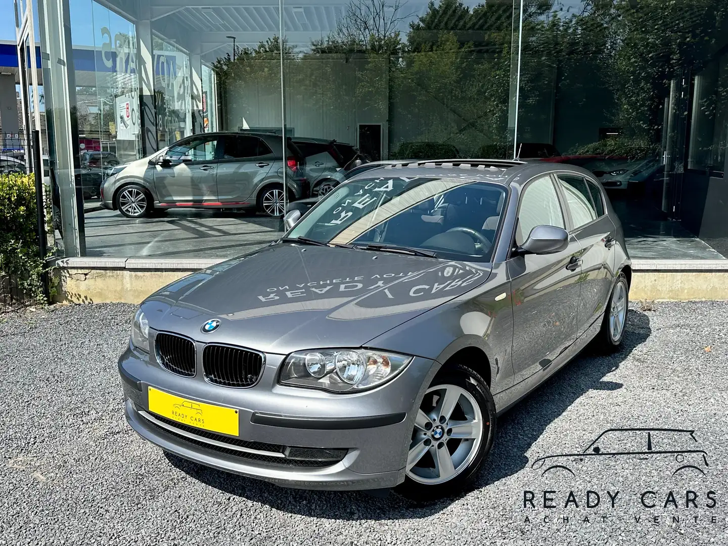 BMW 116 *2.0l*TOIT OUVRANT*EXCELLENT ETAT*AIRCO*GARANTIE* Gris - 1