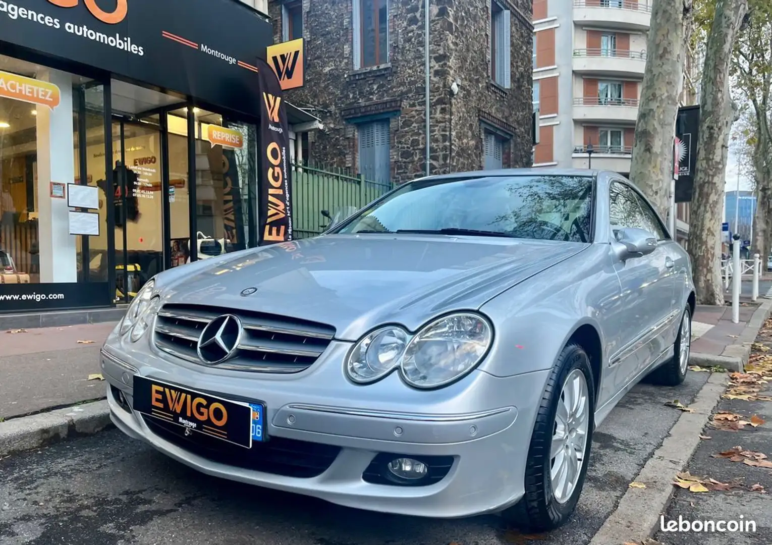 Mercedes-Benz CLK Classe coupe 1.8 200 kompressor 165 elegance bva Grau - 1