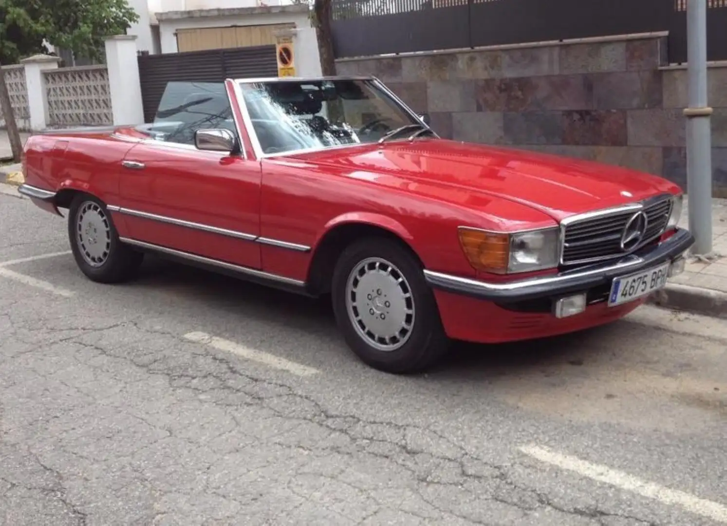 Mercedes-Benz 500 500SL Kırmızı - 1