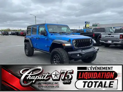 Blue 2027 Jeep Wrangler SUV / Crossover Four-Wheel Drive 8-Speed Automatic