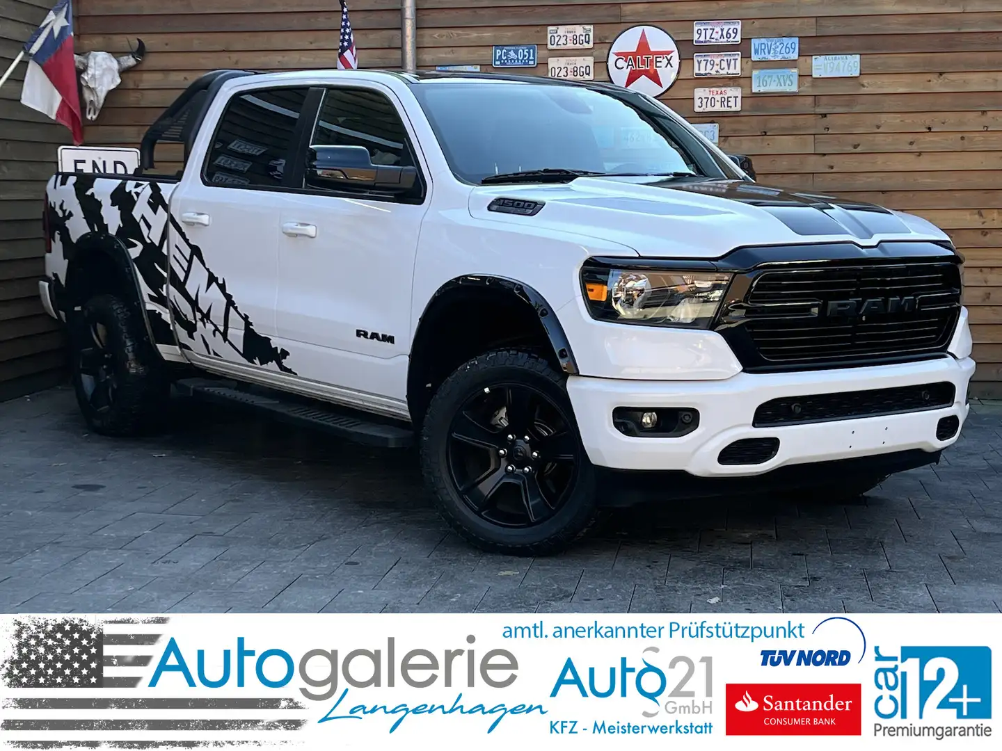 Dodge RAM 1500 5,7L BIGHORN 4x4 Leder SHZ AHK LPG Белый - 1
