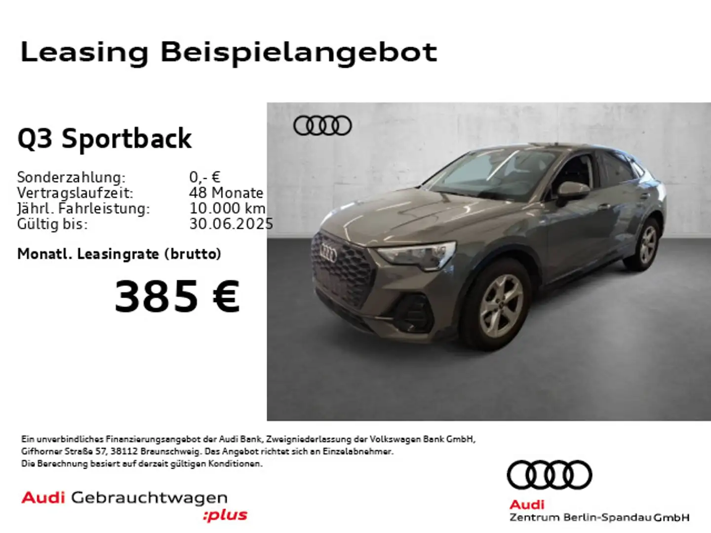 Audi Q3 35 TFSI S line S tronic *ACC*AHK* Gris - 1