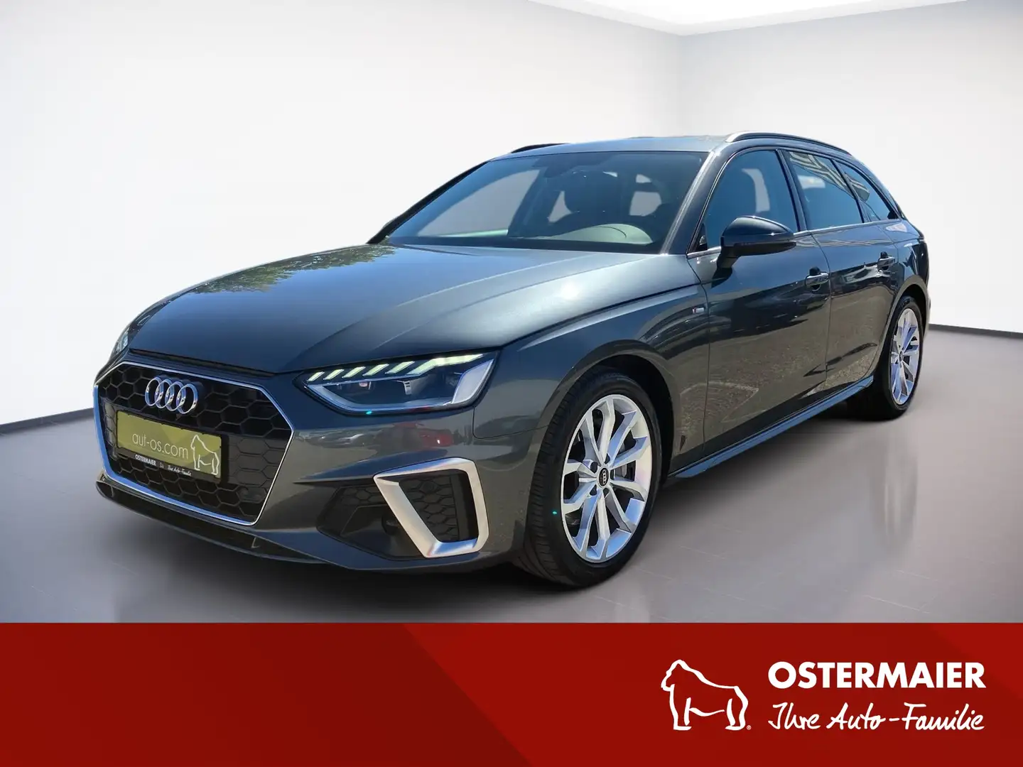 Audi A4 Avant S-LINE 40TDI 204PS.STRONIC.LED.NAVI.AHK.KAME Grau - 1
