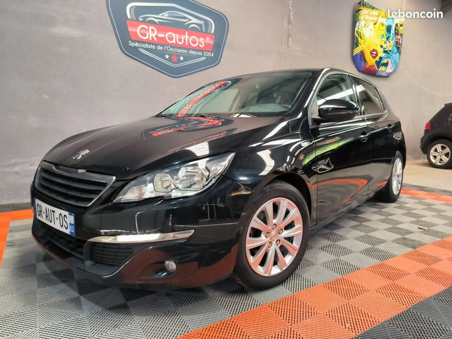 Peugeot 308 style 1.6l blue hdi 100ch 118000km garantie 6 mois Negro - 1