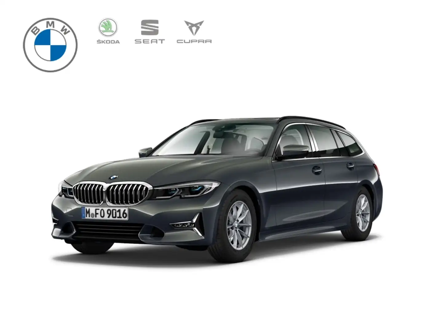 BMW 330 d Touring Luxury Line Aut. Park-Assistent+AHZV+PAN Gris - 1
