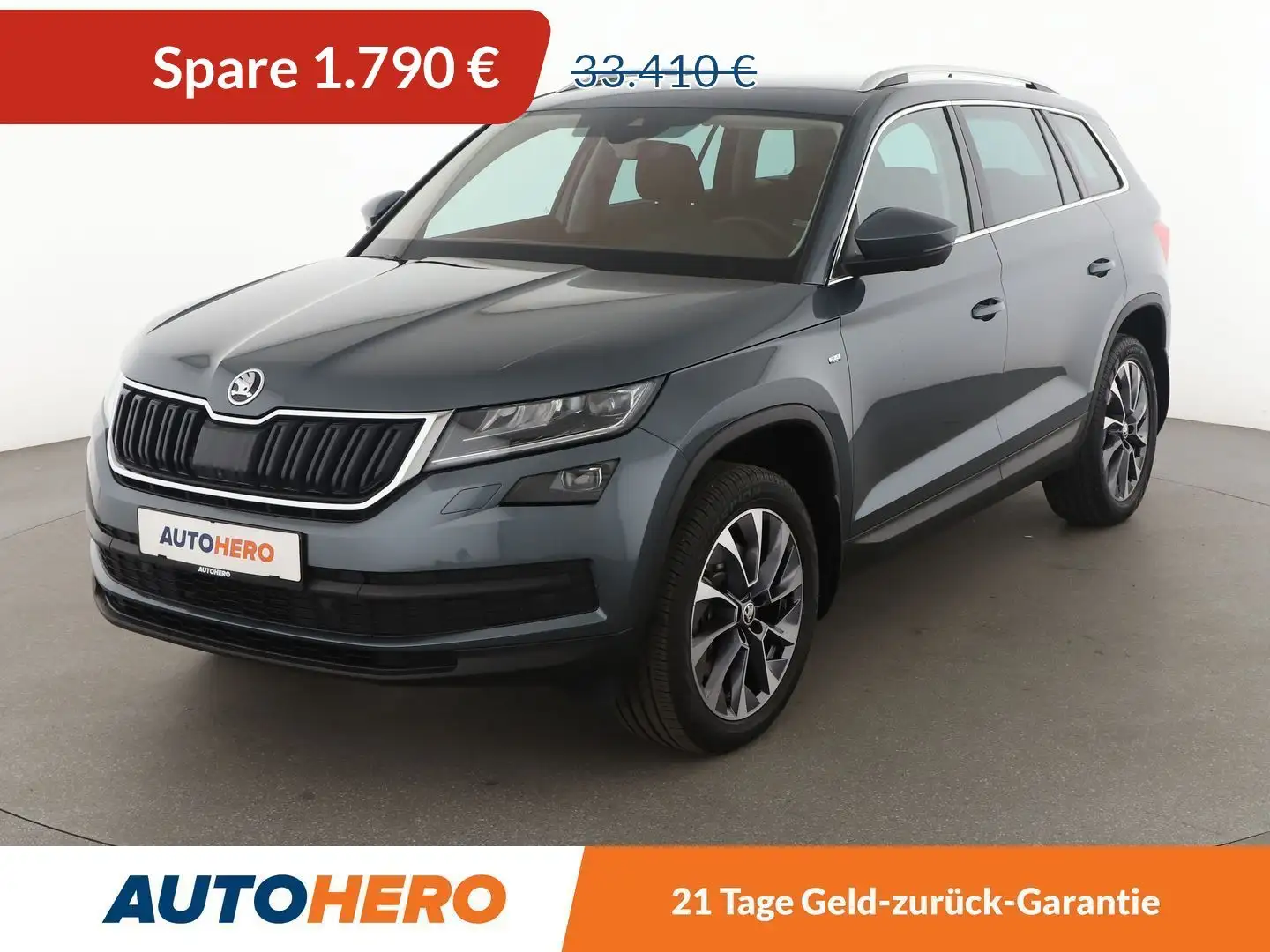Skoda Kodiaq 2.0 TSI Drive 125 4x4 Aut.*NAVI*360*ACC* Grau - 1