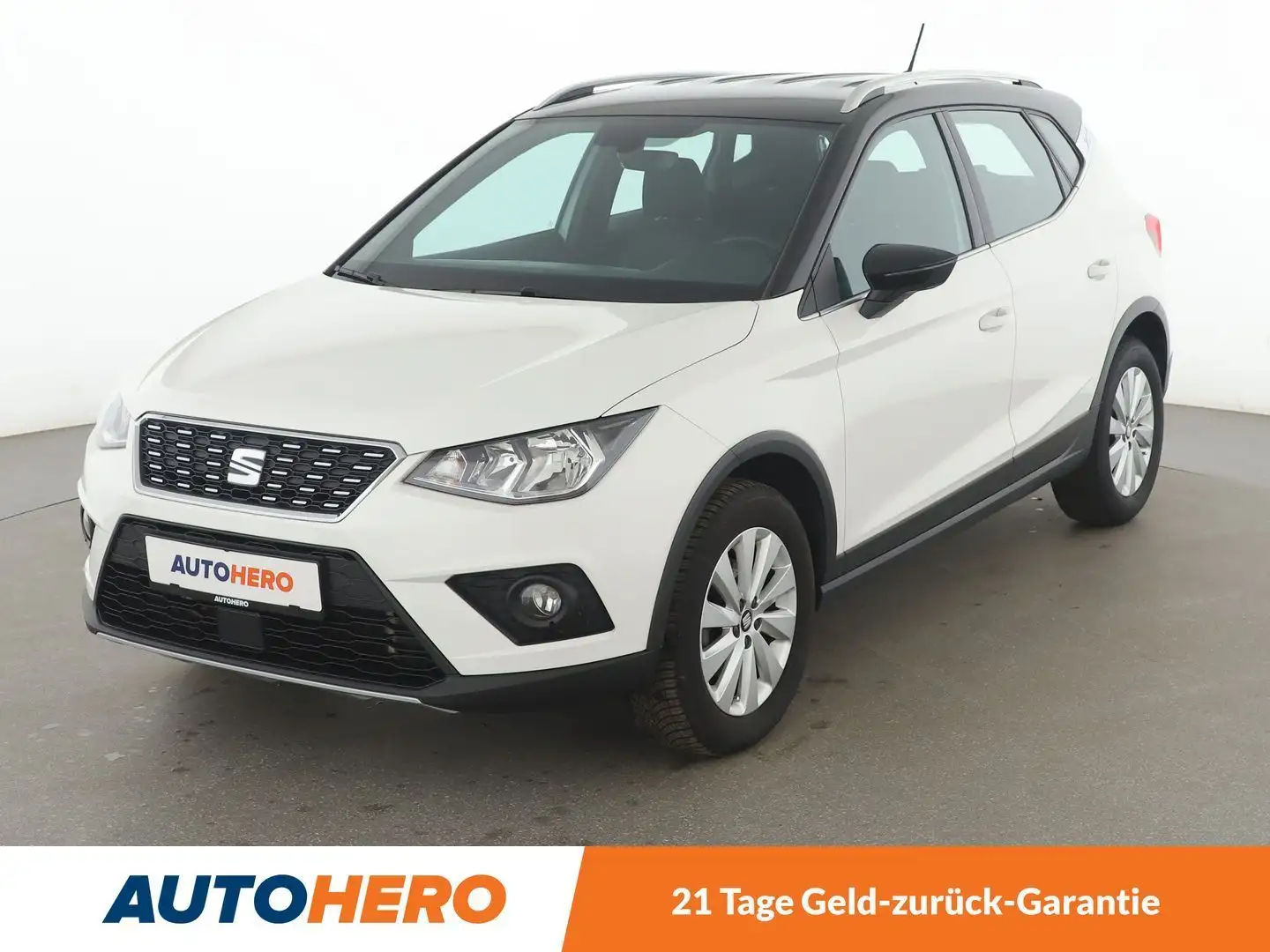 SEAT Arona 1.6 TDI Xcellence Aut.*NAVI*PDC*SHZ*TEMPO*KLIMA* Weiß - 1