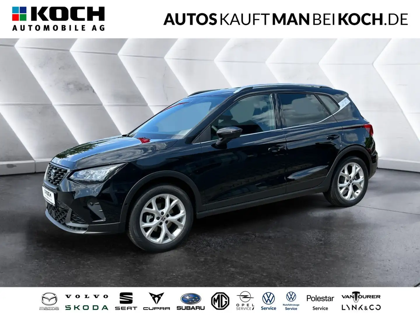 SEAT Arona 1.0 TSI OPF FR DSG PDC LED ACC DAB BackCam Zwart - 1