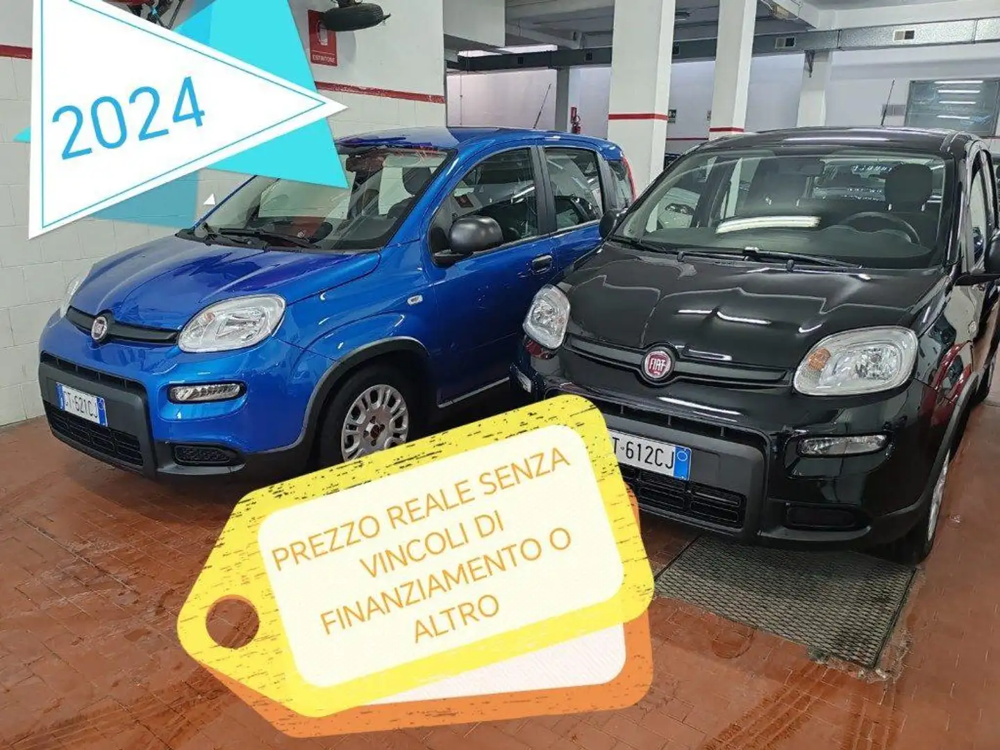 Fiat Panda 1.0 Hybrid PREZZO REALE IN PRONTA CONSEGNA Groen - 1