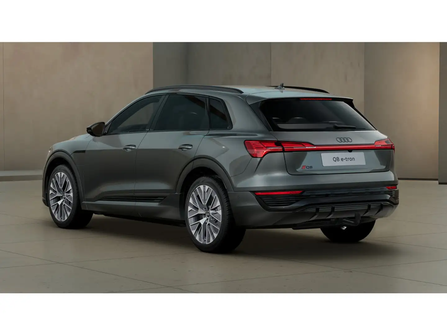 Audi Q8 50 S line/Black+/Matrix/ACC/AHK/AIR/21Z e-tro Grau - 2