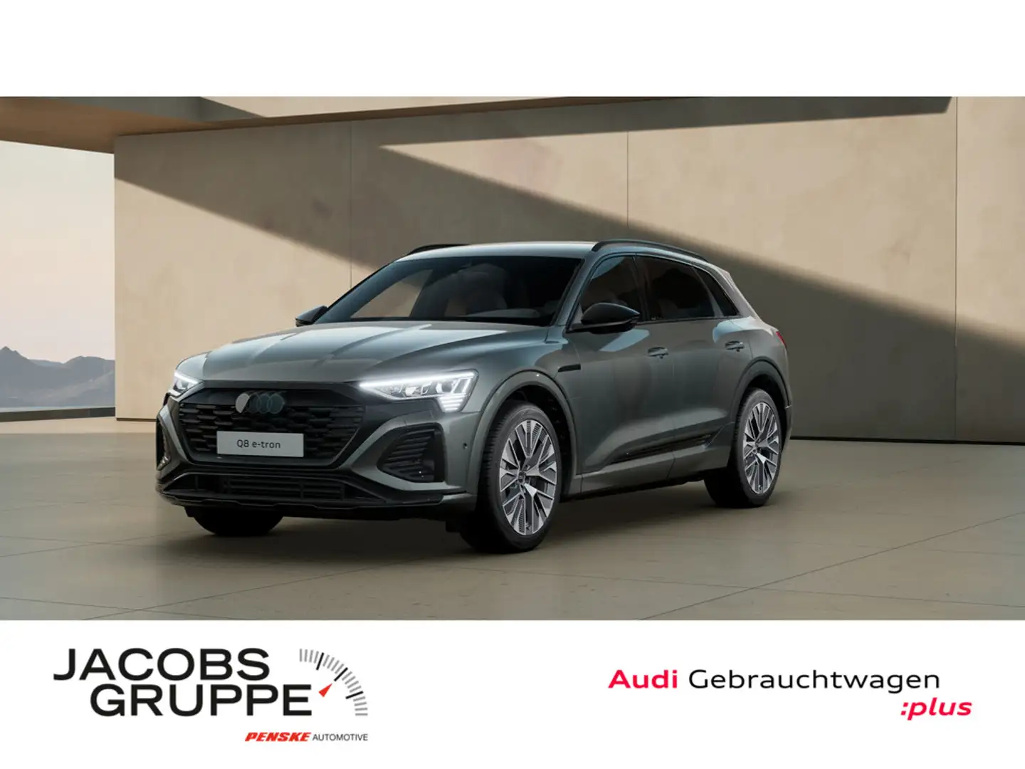 Audi Q8 50 S line/Black+/Matrix/ACC/AHK/AIR/21Z e-tro Grau - 1