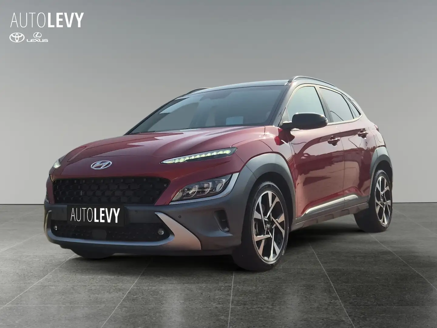 Hyundai KONA Prime 1.6 T-GdI 4WD HeadUp*4xSHZ*PDC Rot - 2