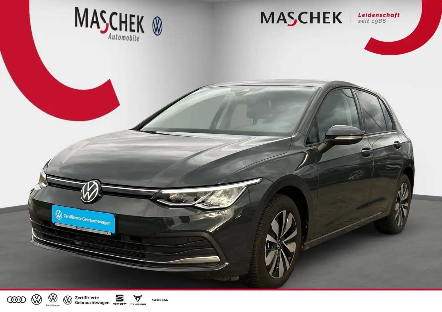 Volkswagen Golf Life 1.0 TSI RearView Sitzh. LED Lenkradh. Carplay Gris - 1