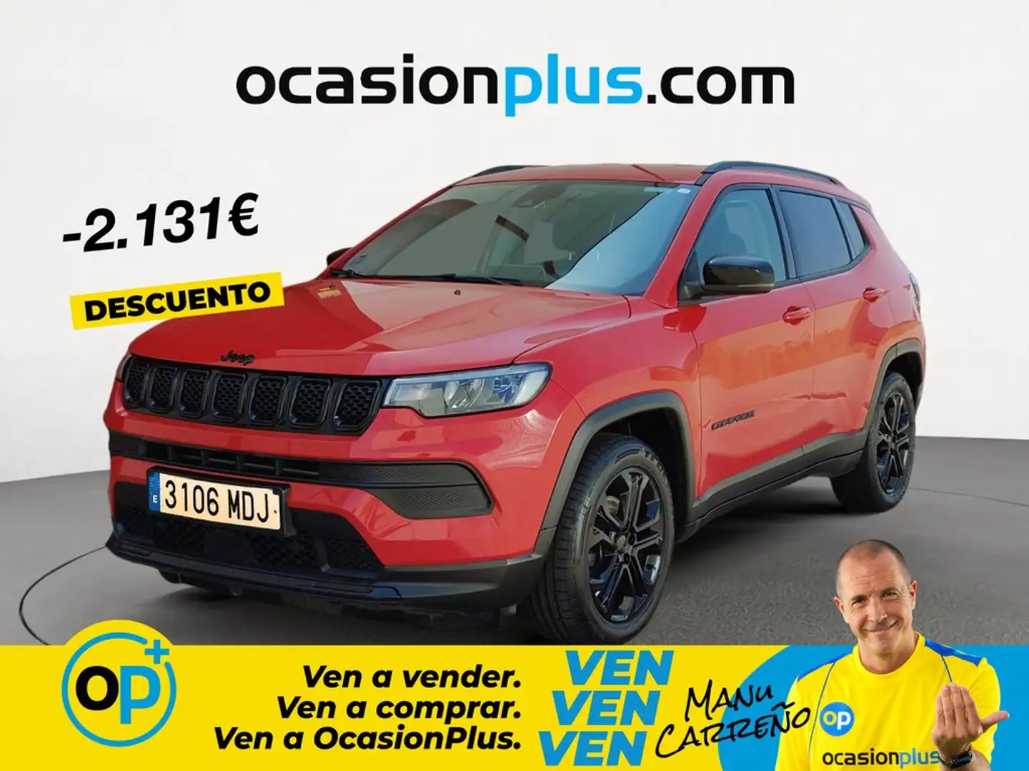 Jeep Compass 1.5 MHEV Night Eagle FWD DCT Rojo - 1